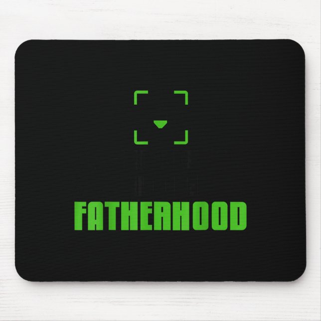 Mousepad Achievement Unlocked Fatherhood Gamer Video Games  (Frente)