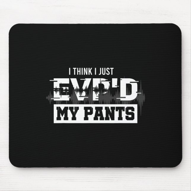 Mousepad Acho que acabei de evitar o investimento de caça a (Frente)