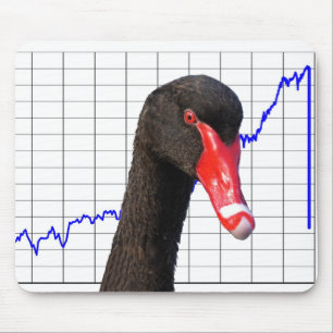 Mousepad Acidente no mercado Swan Negro