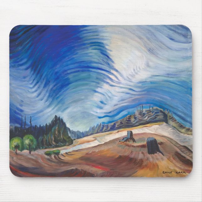 Mousepad Acima da fossa Gravel | Emily Carr | (Frente)