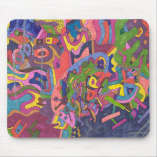 Mousepad Acima da Tempestade, abstrato inicial