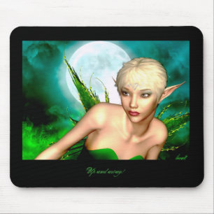 Mousepad acima de e afastado