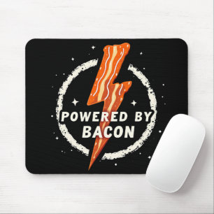 Mousepad Acionado por Bacon Funny Retro Foodie Aestética