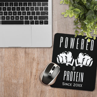 Mousepad Acionado Por Na moda de Proteína Preto