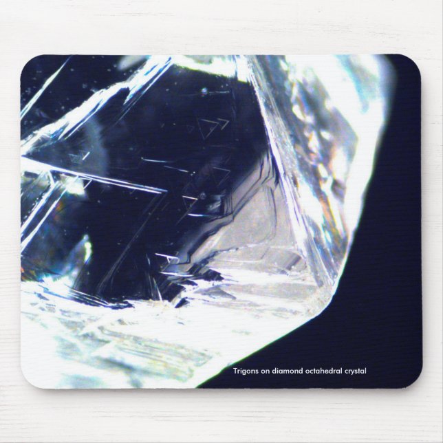 Mousepad Acionamentos no dreno octaedral de cristal de diam (Frente)