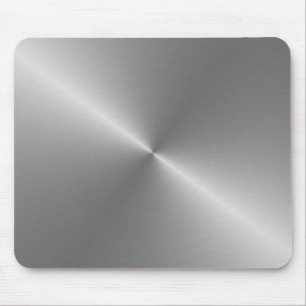 Mousepad aço escovado circular