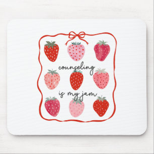 Mousepad Aconselhamento É Minha Paixão Morango Conselheiro