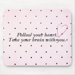 Mousepad Aconselhamento Humorístico sobre Bolinhas com Cor