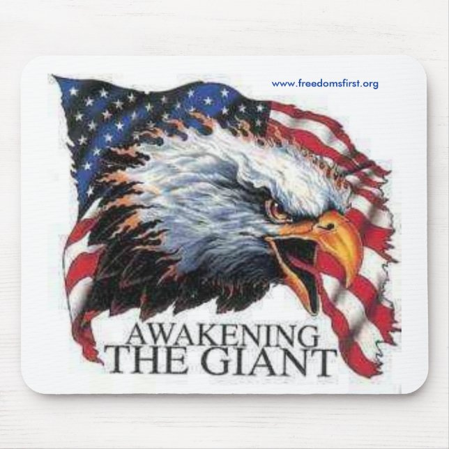Mousepad acordar, www.freedomsfirst.org (Frente)