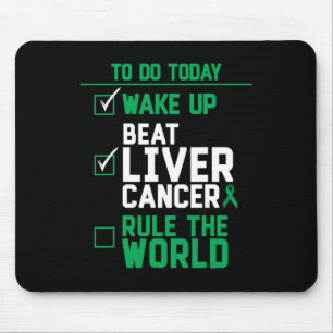 Mousepad Acorde Derrote o Câncer de Fígado Domine o Mundo