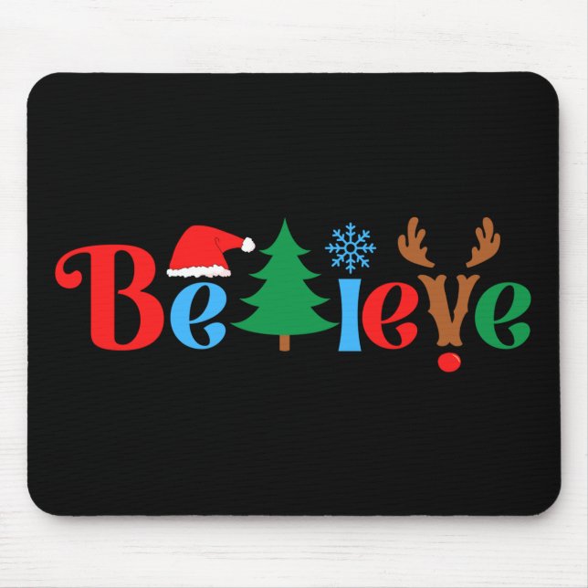 Mousepad Acredita de Natal (Frente)