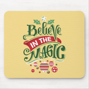 Mousepad Acredite na Tipografia de Natal Mágico