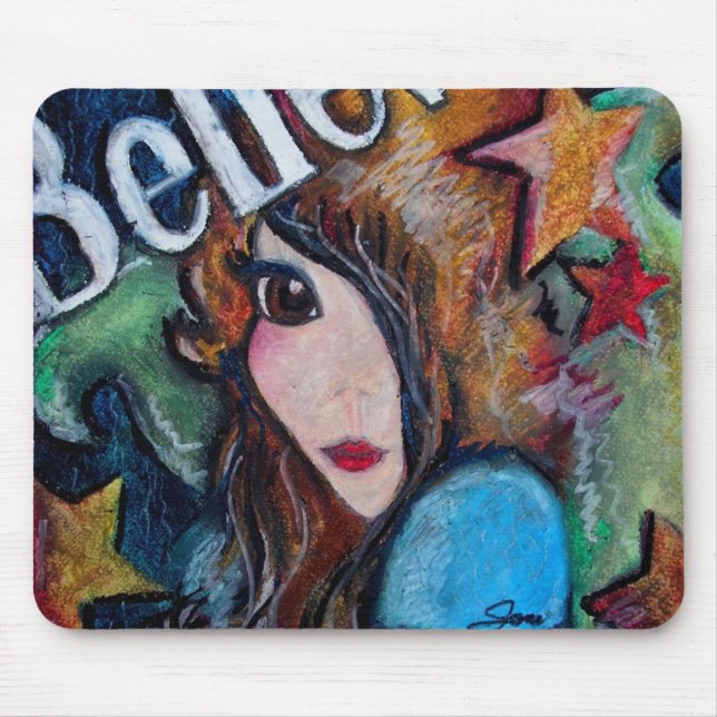 Mousepad Acredite nas fadas (Frente)