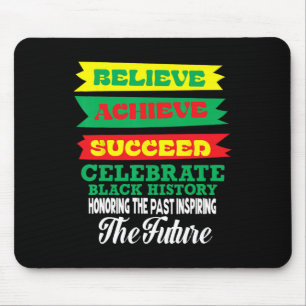 Mousepad Acreditem que o sucesso do sucesso comemora a hist