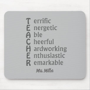 Mousepad Acrônimo para o 'Pad do Rato da Cinza do Professor