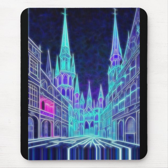 Mousepad Acrópole em curvas (Frente)