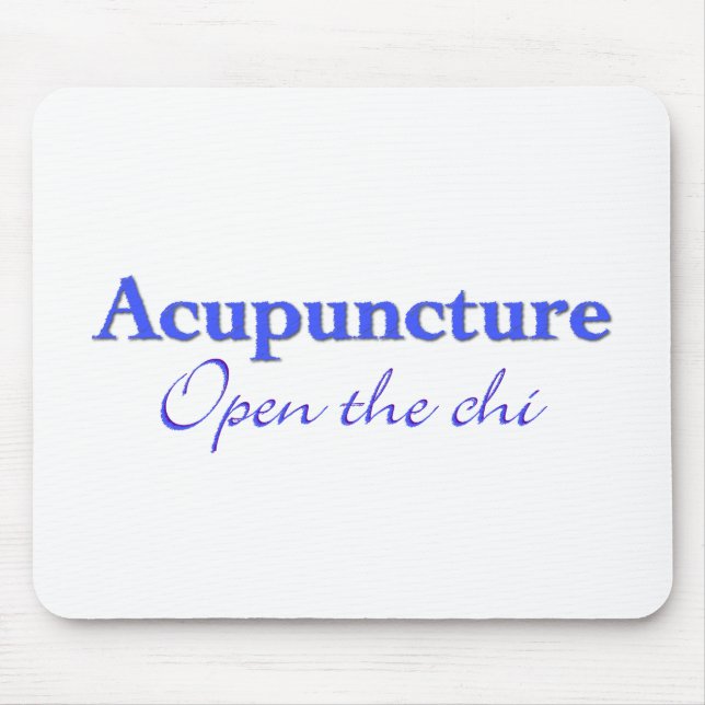 Mousepad Acupuntura - Abra o chi (Frente)