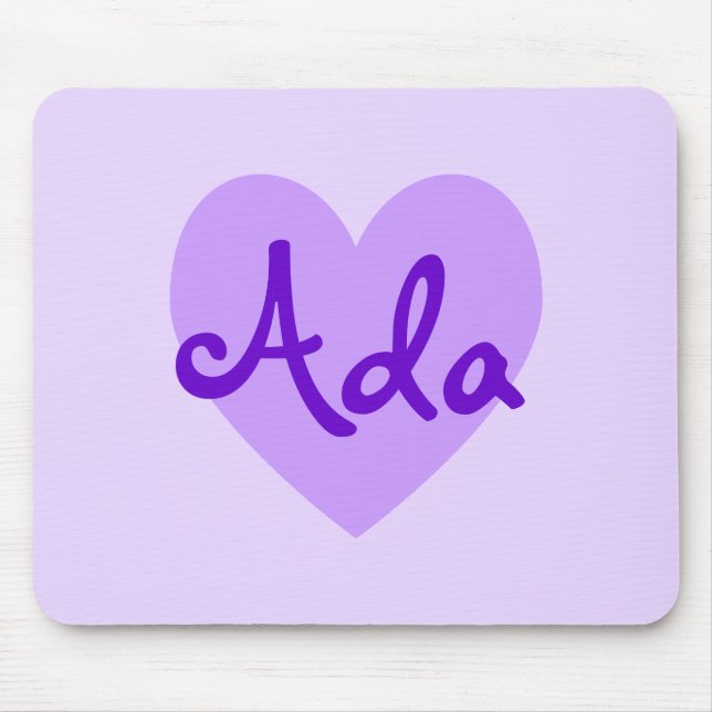 Mousepad Ada em roxo (Frente)