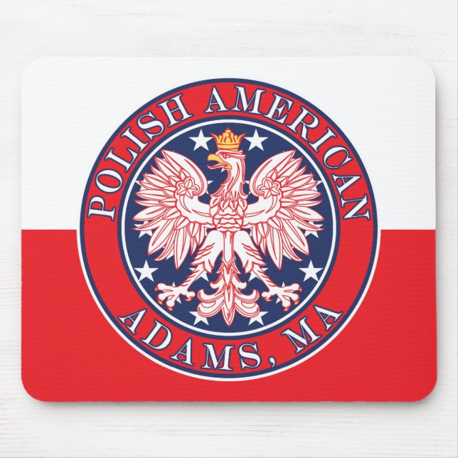 Mousepad Adams Massachusetts Polonês (Frente)