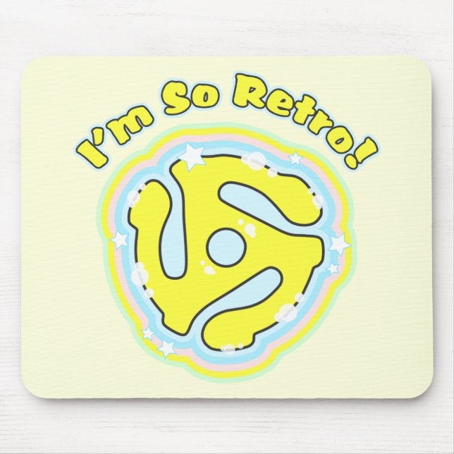 Mousepad Adaptador de 45 RPM tão retro (Frente)