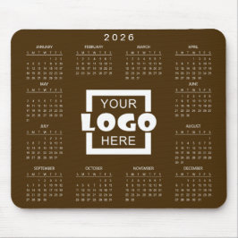 Mousepad Add Your Own Business Logo 2026 Calendar