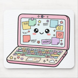 Mousepad Adesivo de Vibrações de Estudo de Laptop Pastel Ka