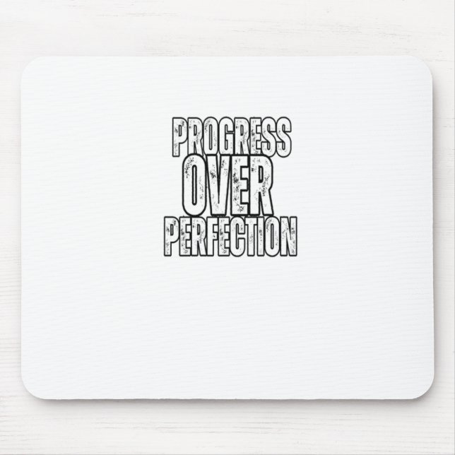 Mousepad Adesivo Progresso Supera a Perfeição  (Frente)