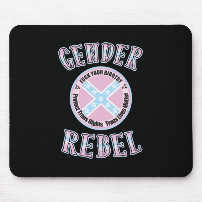 Mousepad Adesivo Rebel de Gênero (Frente)
