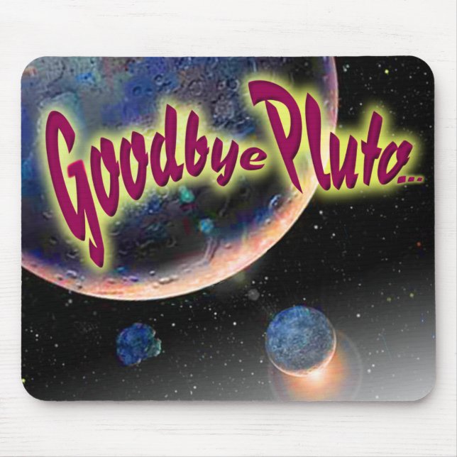 Mousepad Adeus Pluto (Frente)