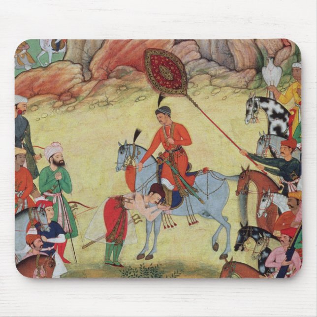 Mousepad Adham Khan que paga a homenagem a Akbar em (Frente)