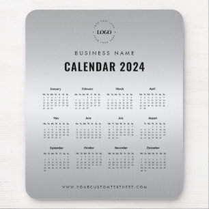 Mousepad Adicionar Calendário Personalizado do Logotipo da
