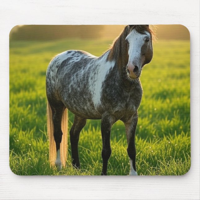 Mousepad Adicionar Foto de Cavalo Personalizar (Frente)