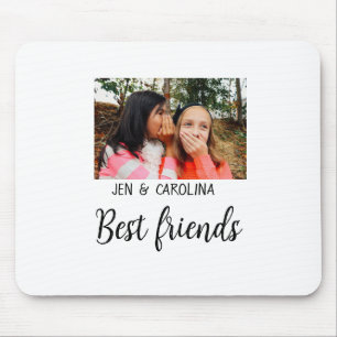 Mousepad adicionar nome de melhores amigos texto le foto si