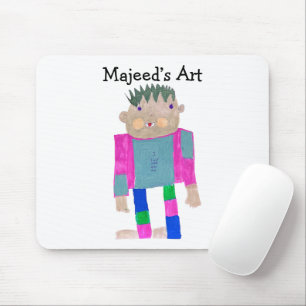 Mousepad Adicione a Arte do seu Filho a isso