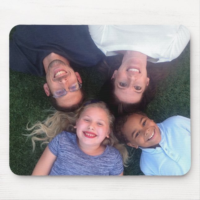 Mousepad Adicione a imagem da família para personalizar seu (Frente)