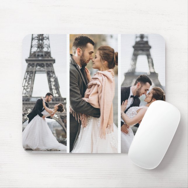 Mousepad Adicione a sua - Galeria de Fotografias Mínima 3 (Com mouse)