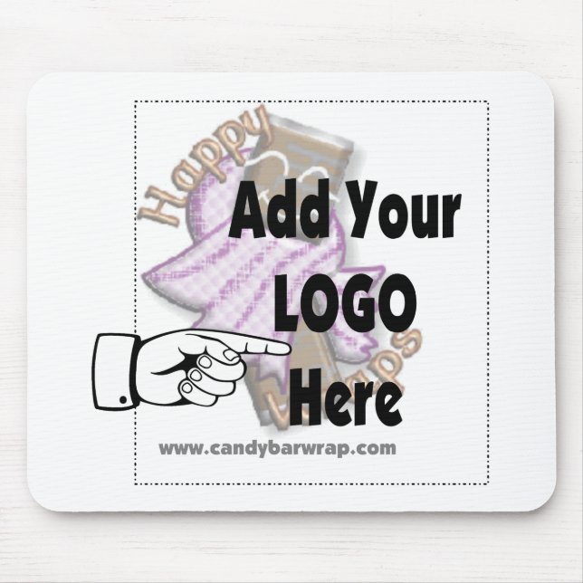 Mousepad Adicione o LOGOTIPO da sua empresa como presentes  (Frente)