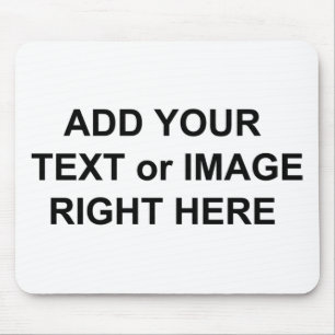 Mousepad Adicione o texto e as imagens para personalizar