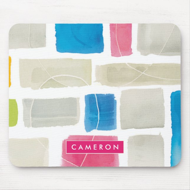 Mousepad Adicione seu impressão abstrato de | Comares III (Frente)