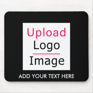 Mousepad Adicione seu logotipo e texto personalizado Tchic