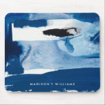 Mousepad Adicione seu nome | Azul Amore II<br><div class="desc">Blue Amore II por Sisa Jasper</div>