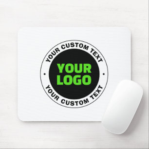 Mousepad Adicione seu próprio logotipo de negócios ou desig