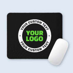 Mousepad Adicione seu próprio logotipo de negócios ou desig