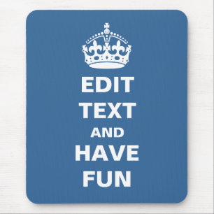 Mousepad Adicione seu próprio texto aqui!