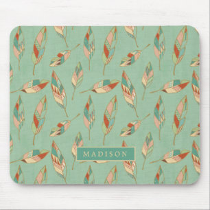 Mousepad Adicione seu teste padrão verde conhecido da