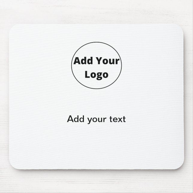 Mousepad adicione seu texto simples e mínimo personalizado  (Frente)