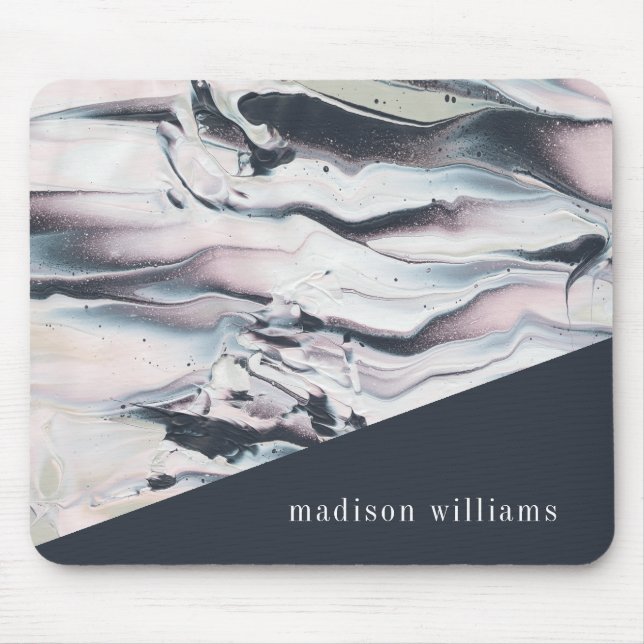 Mousepad Adicione sua colheita | marmoreando conhecida de V (Frente)