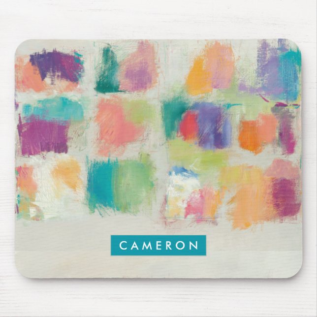 Mousepad Adicione sua pedra horizontal dos Popsicles (Frente)