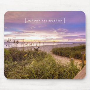 Mousepad Adicione sua praia conhecida Florida de   Nápoles
