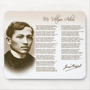 Mousepad Adios Ultimo de Jose Rizal MI